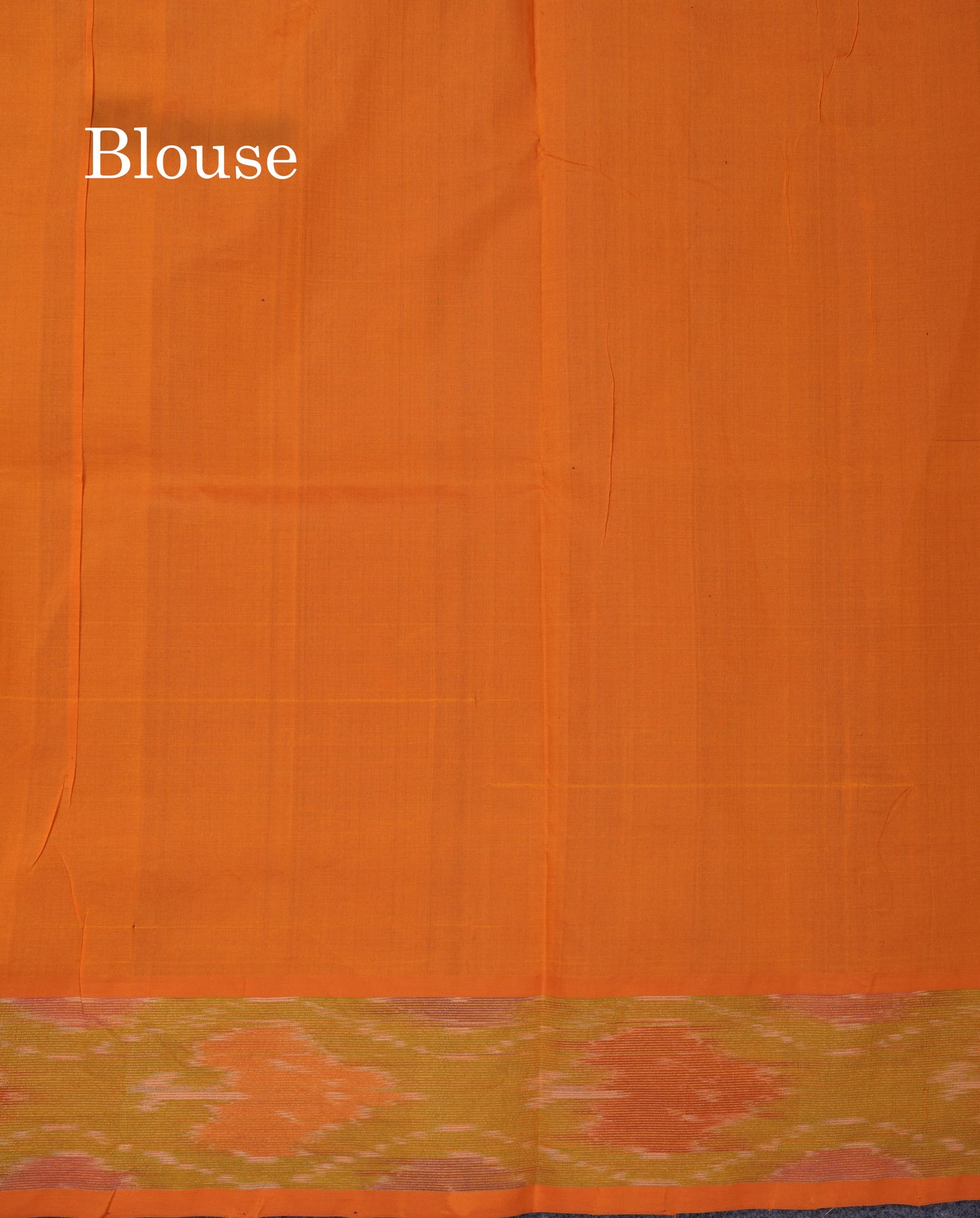 Beautiful Royal Blue Semi Silk Cotton Saree With Contrast Mustard Yellow Blouse