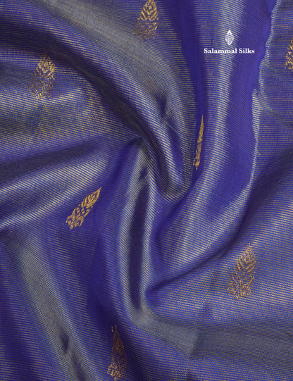 Bottle Green Vairaoosi Pure Kanjivaram Silk Saree With Contrast Magenta Rettapet (Gap) Border