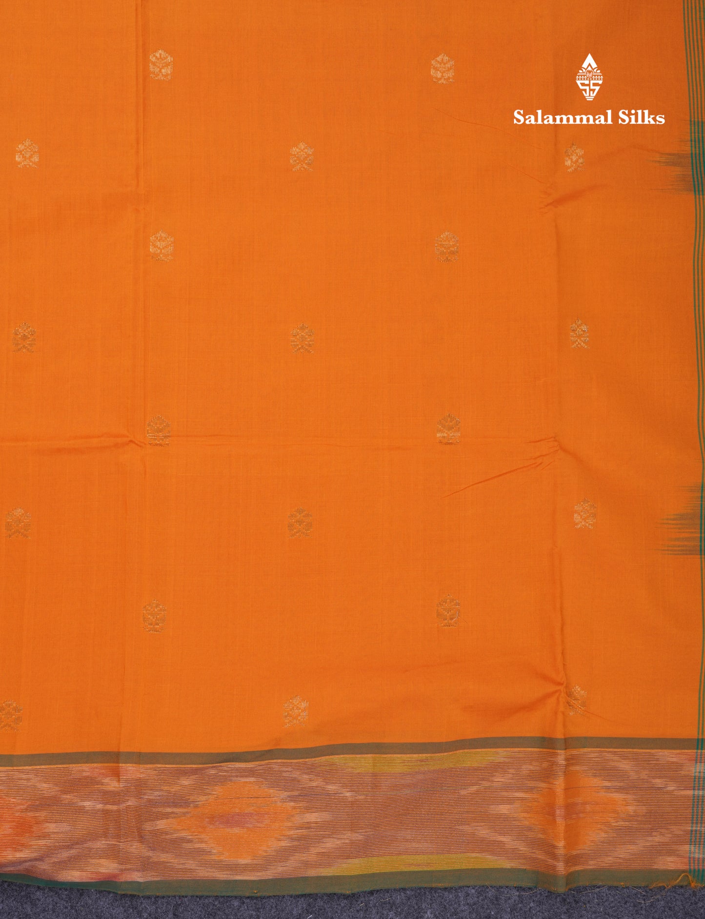 Beautiful Royal Blue Semi Silk Cotton Saree With Contrast Mustard Yellow Blouse
