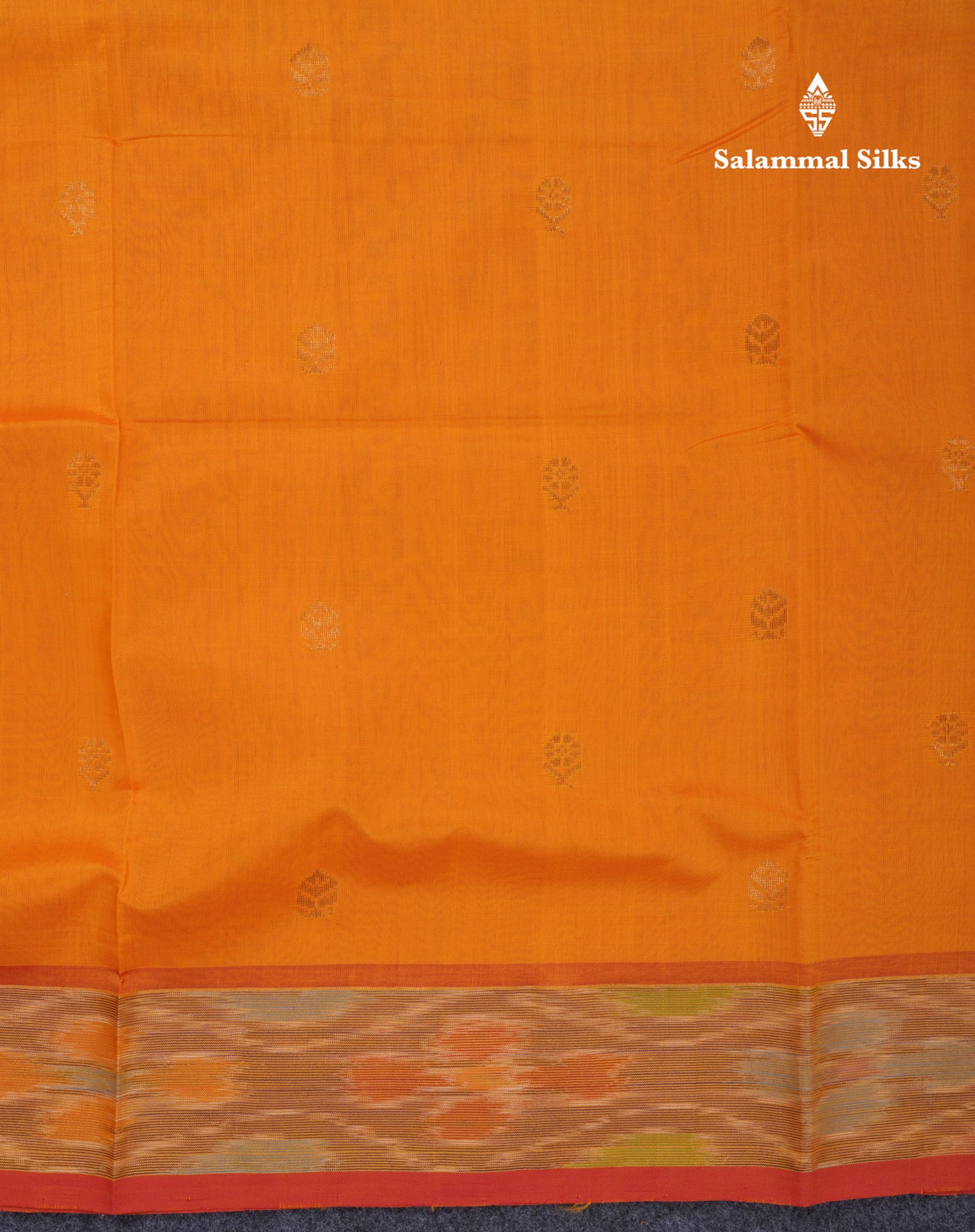 Beautiful Royal Blue Semi Silk Cotton Saree With Contrast Mustard Yellow Blouse