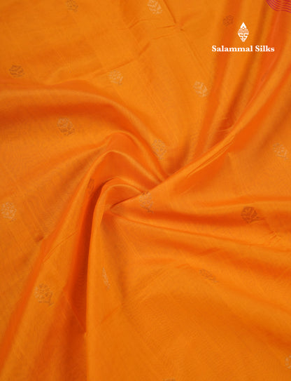 Beautiful Royal Blue Semi Silk Cotton Saree With Contrast Mustard Yellow Blouse