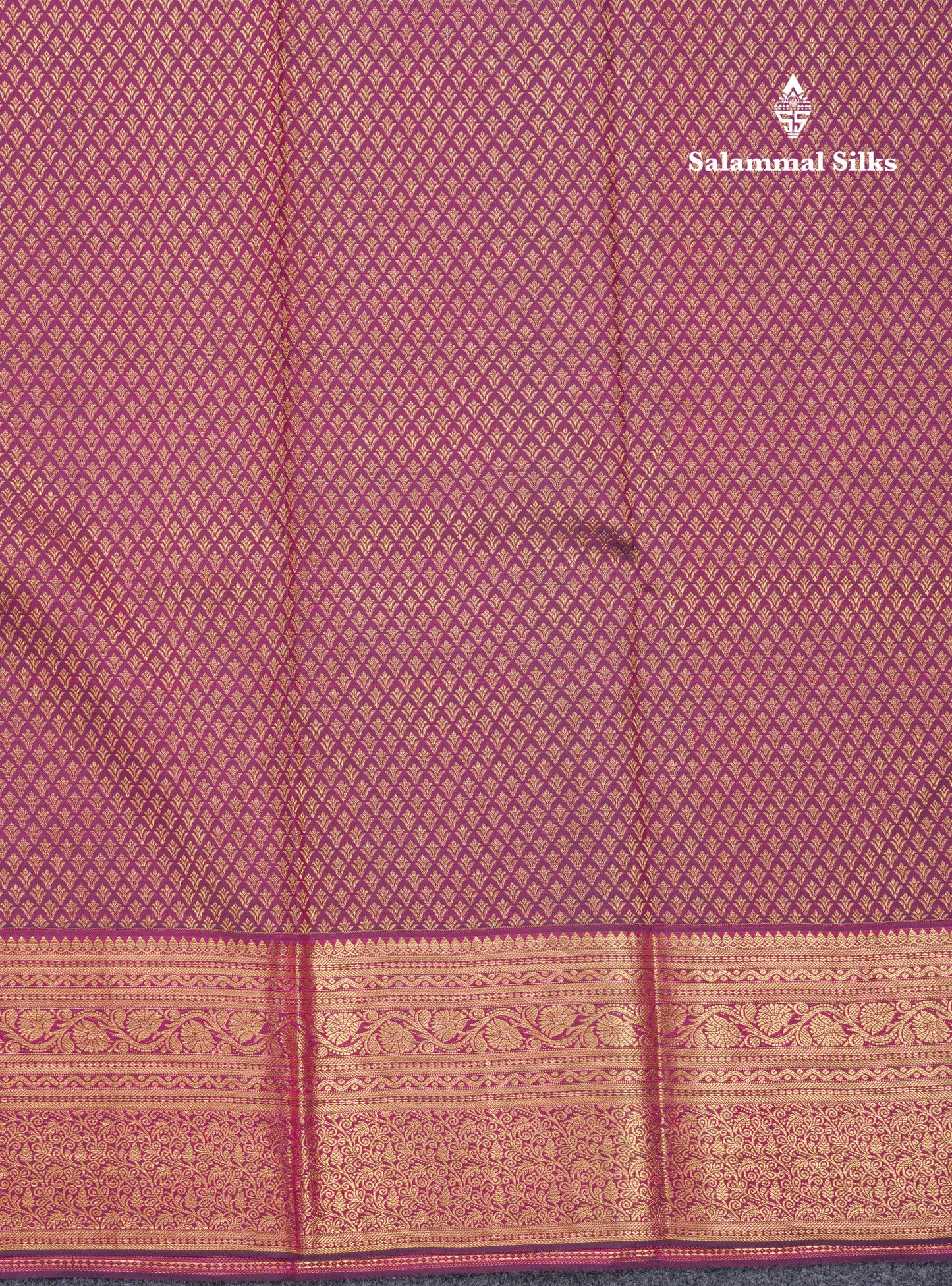 Wine Colour Jacquard Grand Bridal Pure Kanjivaram Silk Saree With Self Border