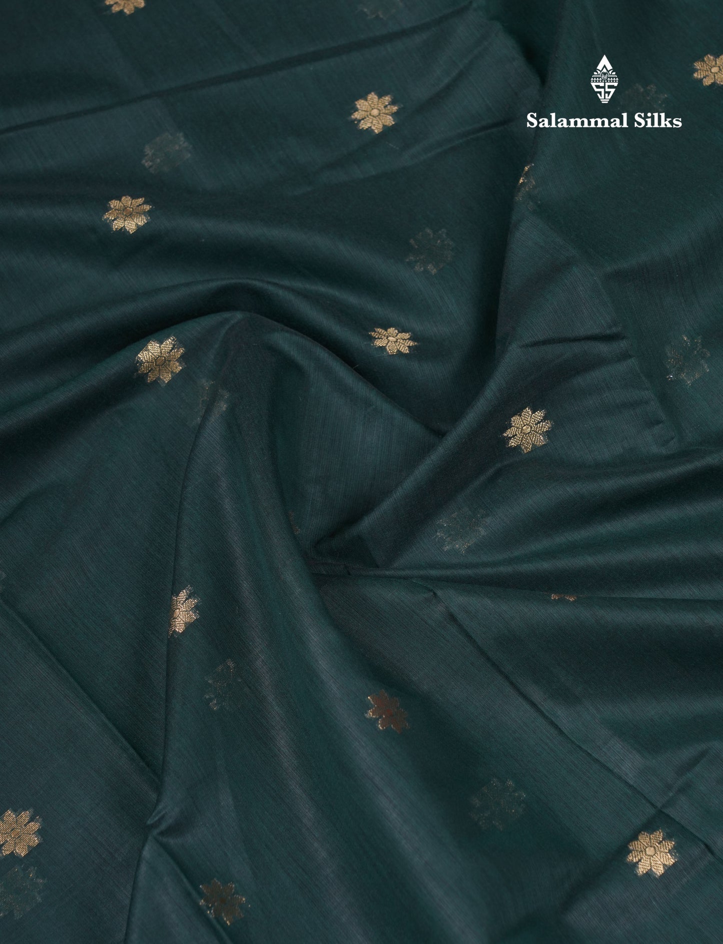 Beautiful Bottle Green Maheshwar Cotton Saree With Contrast Maroon Blouse