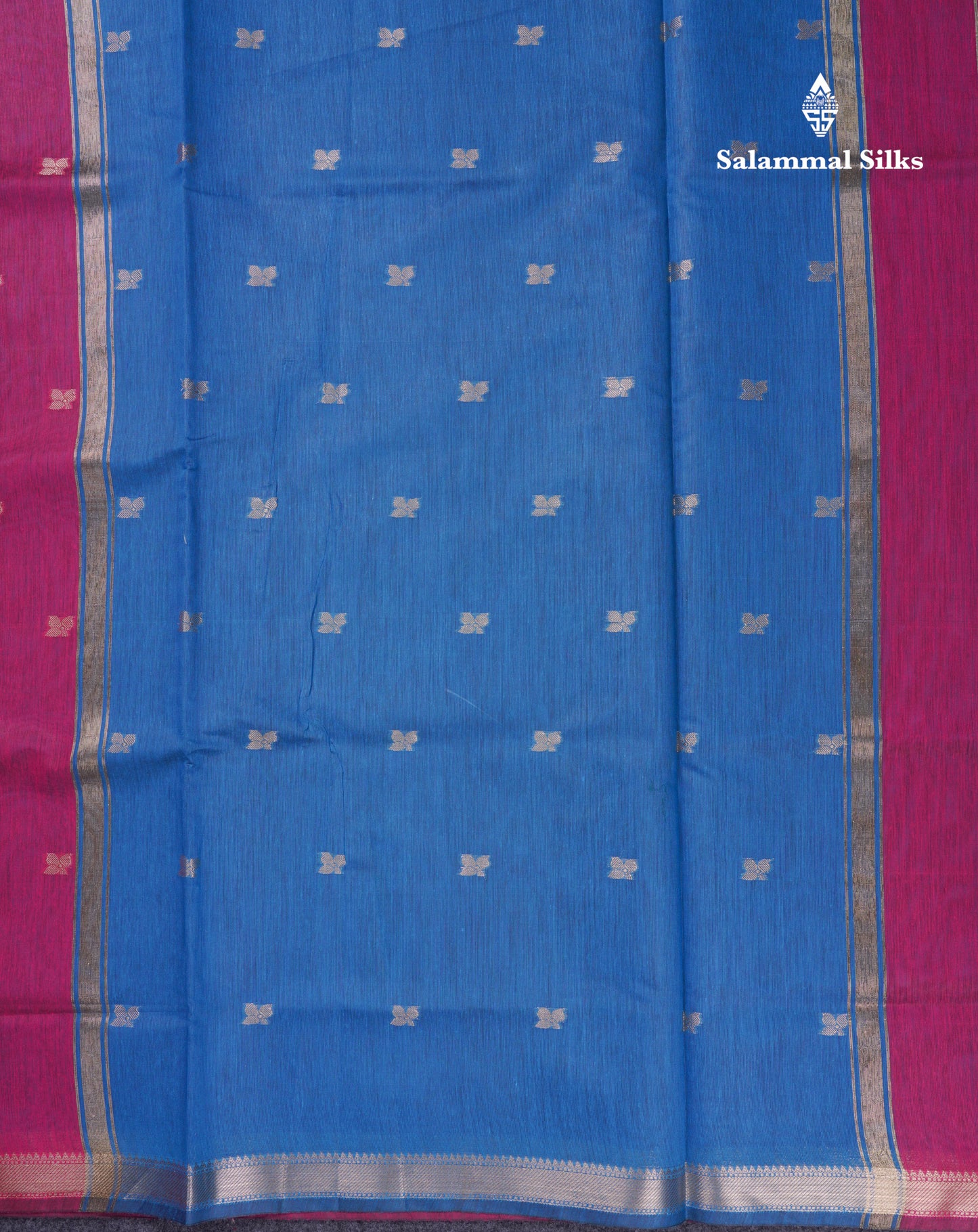 Beautiful Bottle Green Maheshwar Cotton Saree With Contrast Maroon Blouse