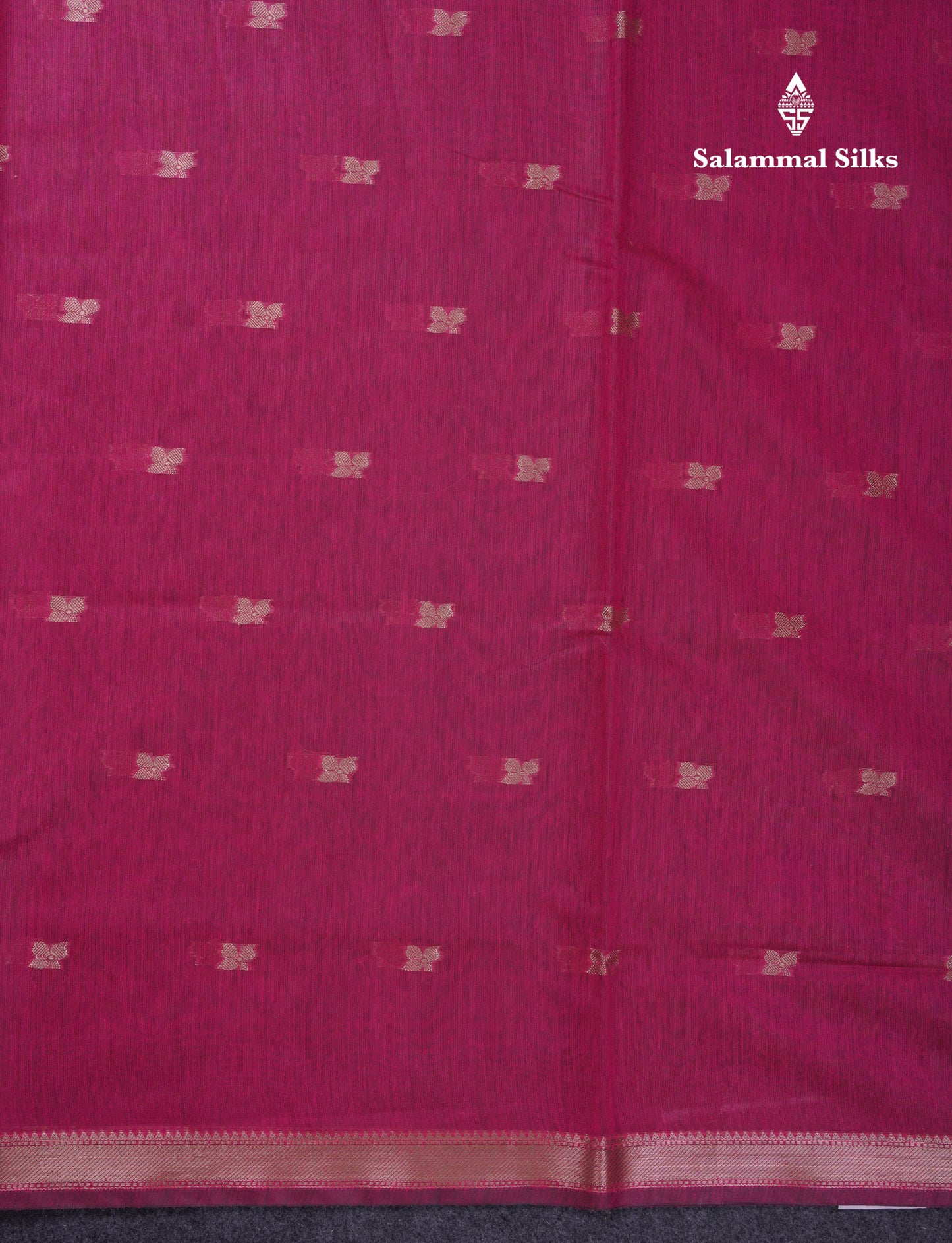 Beautiful Bottle Green Maheshwar Cotton Saree With Contrast Maroon Blouse