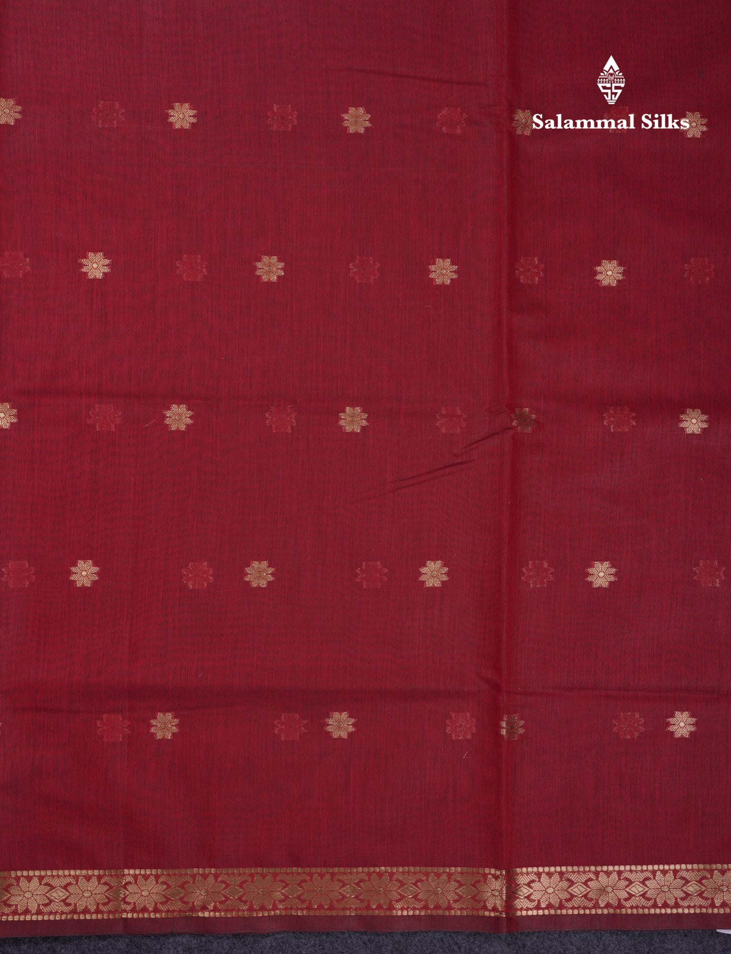 Beautiful Bottle Green Maheshwar Cotton Saree With Contrast Maroon Blouse