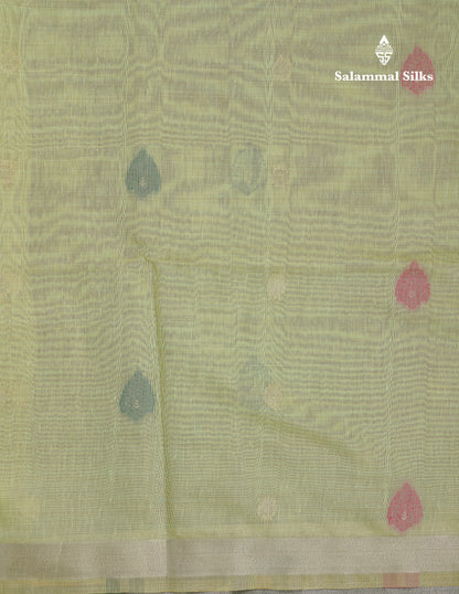 Beautiful Dark Peach Muga Cotton Saree With Contrast Pink Blouse