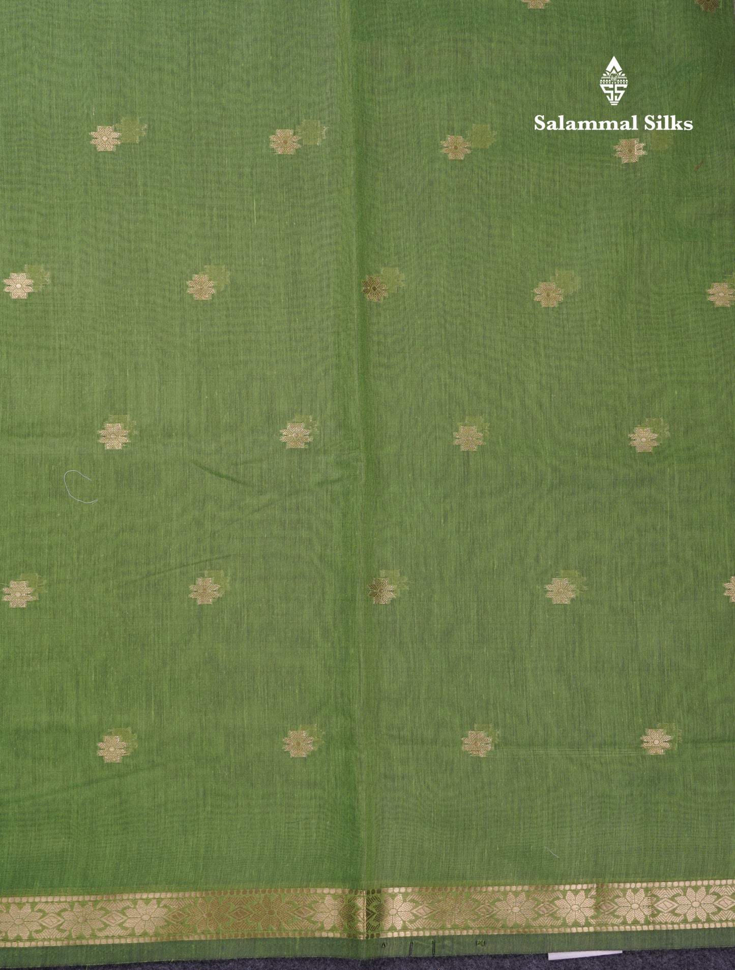 Beautiful Bottle Green Maheshwar Cotton Saree With Contrast Maroon Blouse