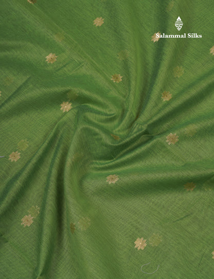 Beautiful Bottle Green Maheshwar Cotton Saree With Contrast Maroon Blouse