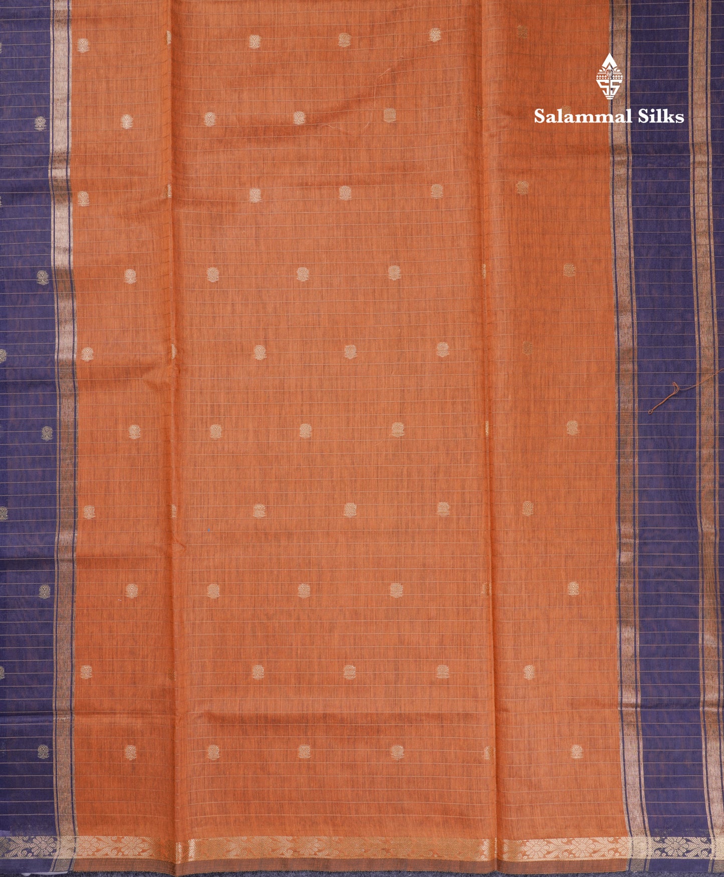 Beautiful Dark Purple Cotton Mix Saree With Contrast Mustard Yellow Blouse