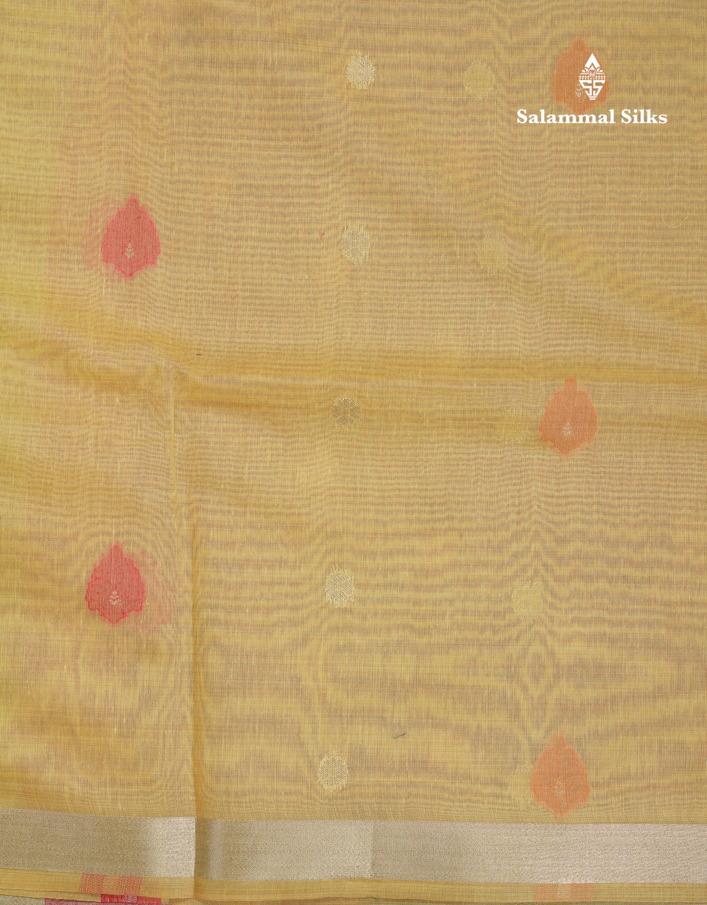 Beautiful Dark Peach Muga Cotton Saree With Contrast Pink Blouse