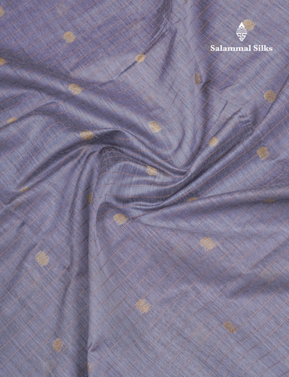 Beautiful Dark Purple Cotton Mix Saree With Contrast Mustard Yellow Blouse