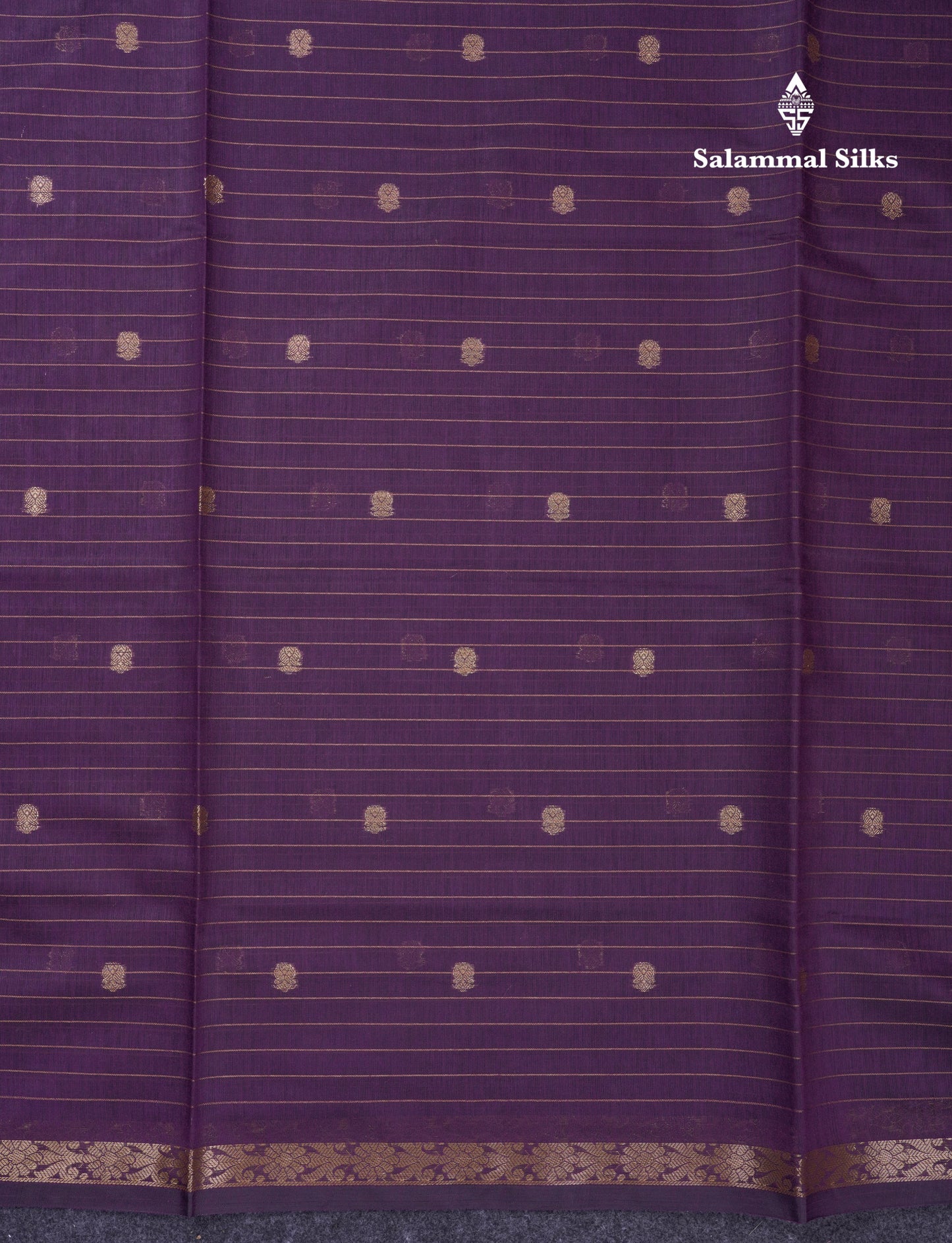 Beautiful Dark Purple Cotton Mix Saree With Contrast Mustard Yellow Blouse