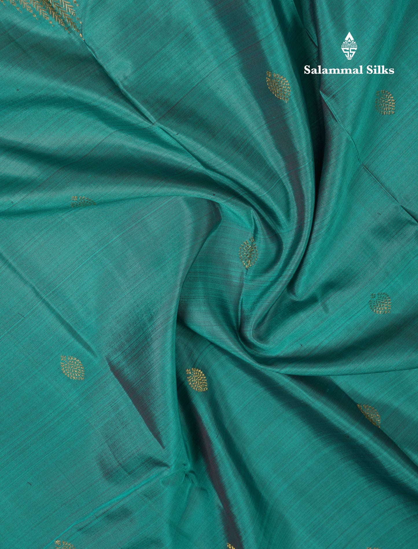 Beautiful Ramar Blue Pure Kanjivaram Silk Saree With Contrast Dark Purple Traditional Border