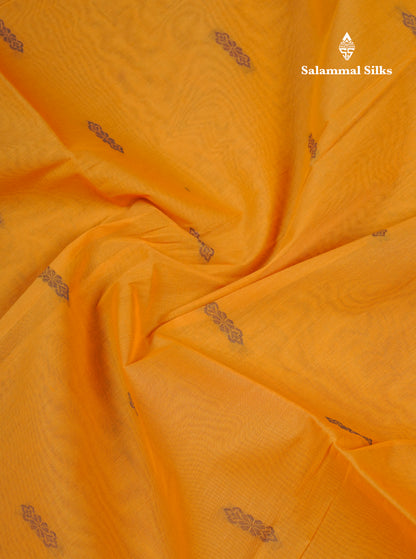 Beautiful Sapphire Blue Pure Cotton Saree With Contrast Purple Border