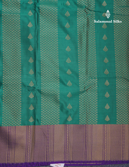 Grey Beautiful Semi Silk Saree With Contrast Navy Blue Border