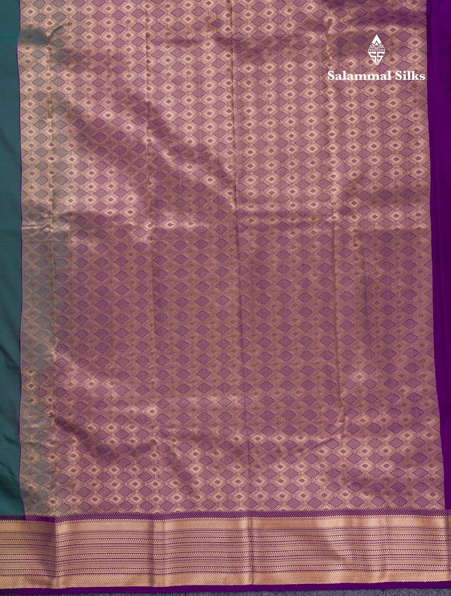 Beautiful Rust Orange Traditional Buttas Semi Silk Saree With Dark Maroon Border