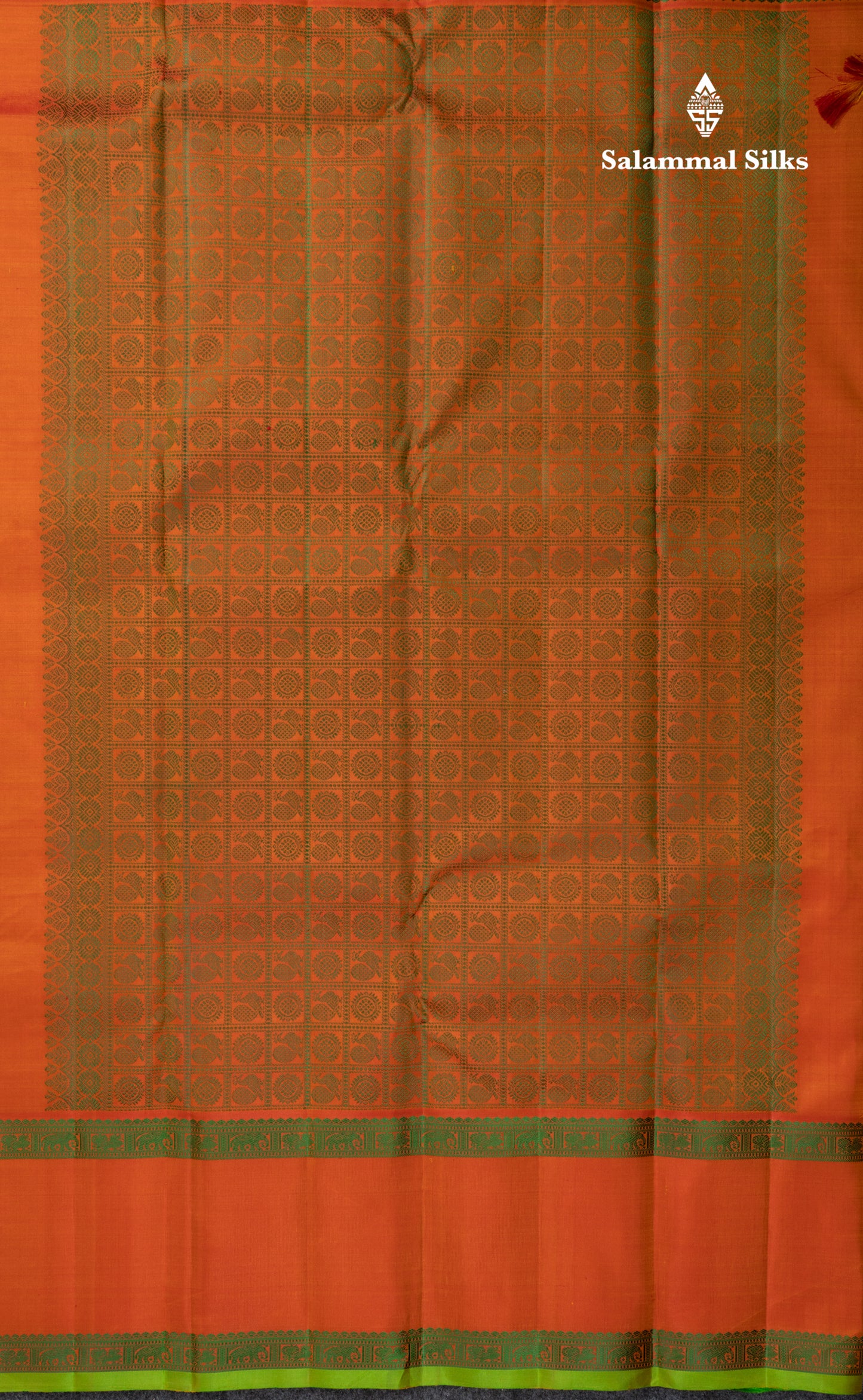 Mustard Yellow Pure Kanjivaram Silk Saree With Traditional Light Maroon Double Border