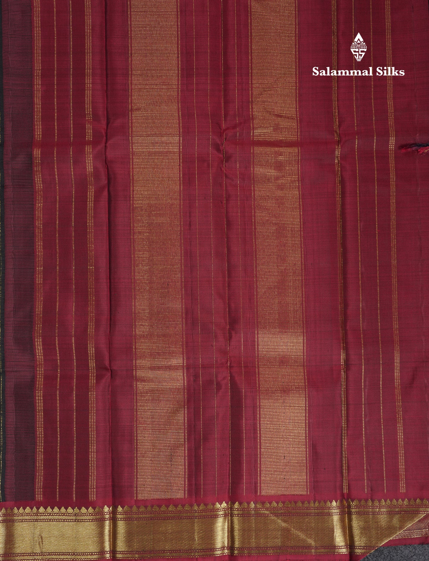 Beautiful Black Pure Silk Saree With Contrast Dark Maroon Traditional Medium Border