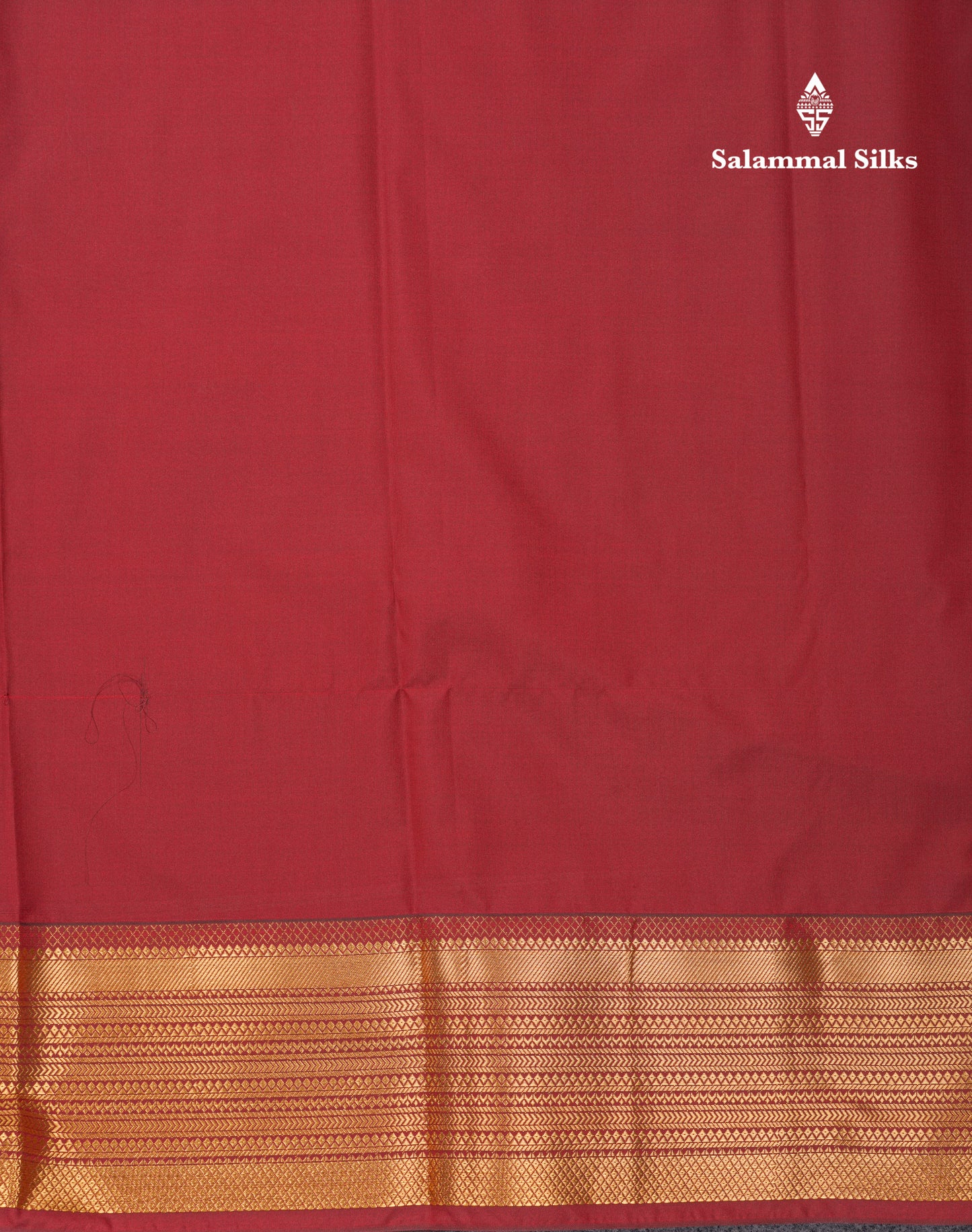 Beautiful Rust Orange Traditional Buttas Semi Silk Saree With Dark Maroon Border