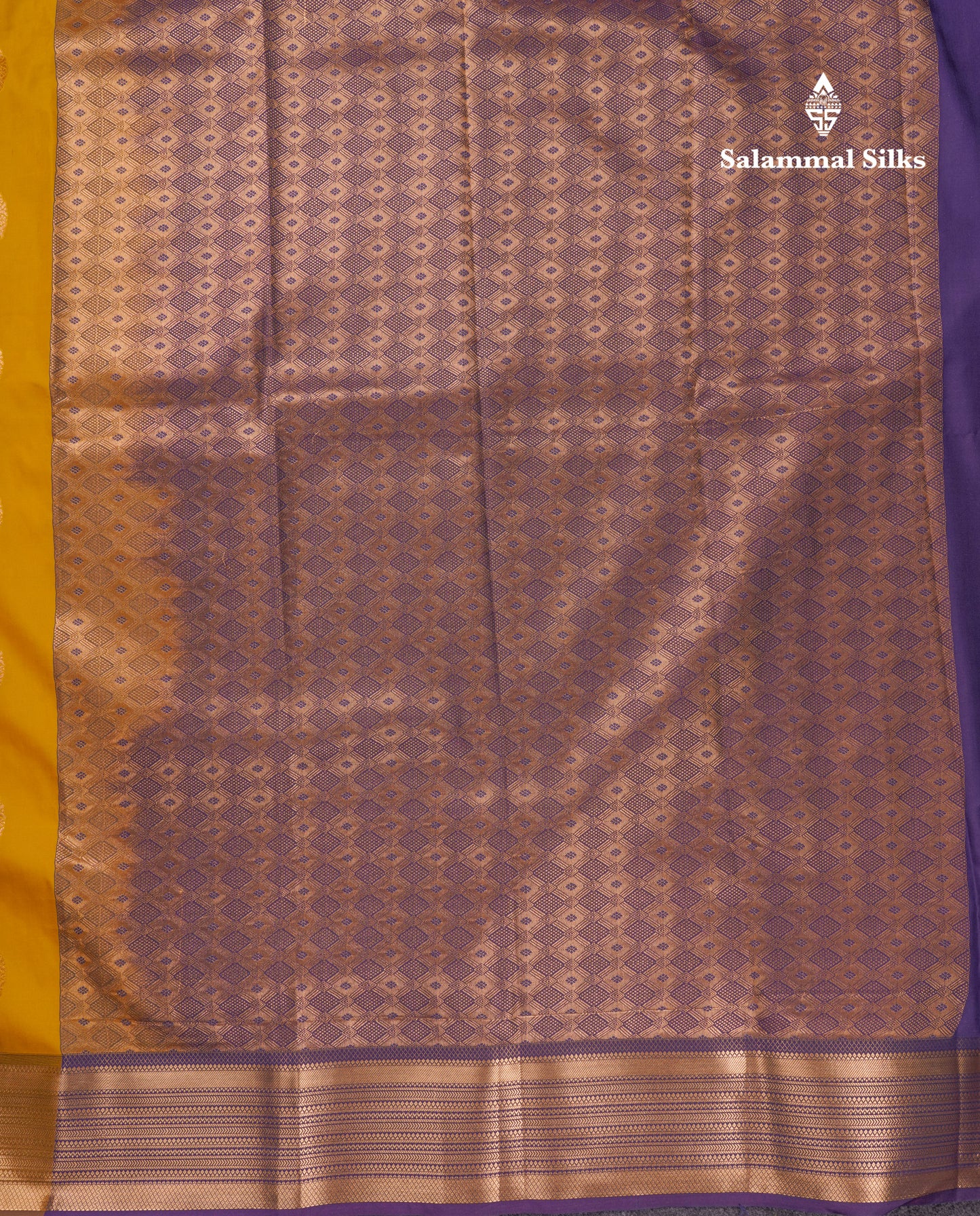 Beautiful Rust Orange Traditional Buttas Semi Silk Saree With Dark Maroon Border