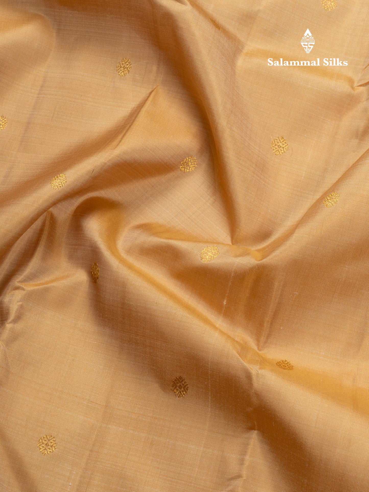 Korvai Beige Pure Kanjivaram Silk Saree With Traditional Bottle Green Double Border
