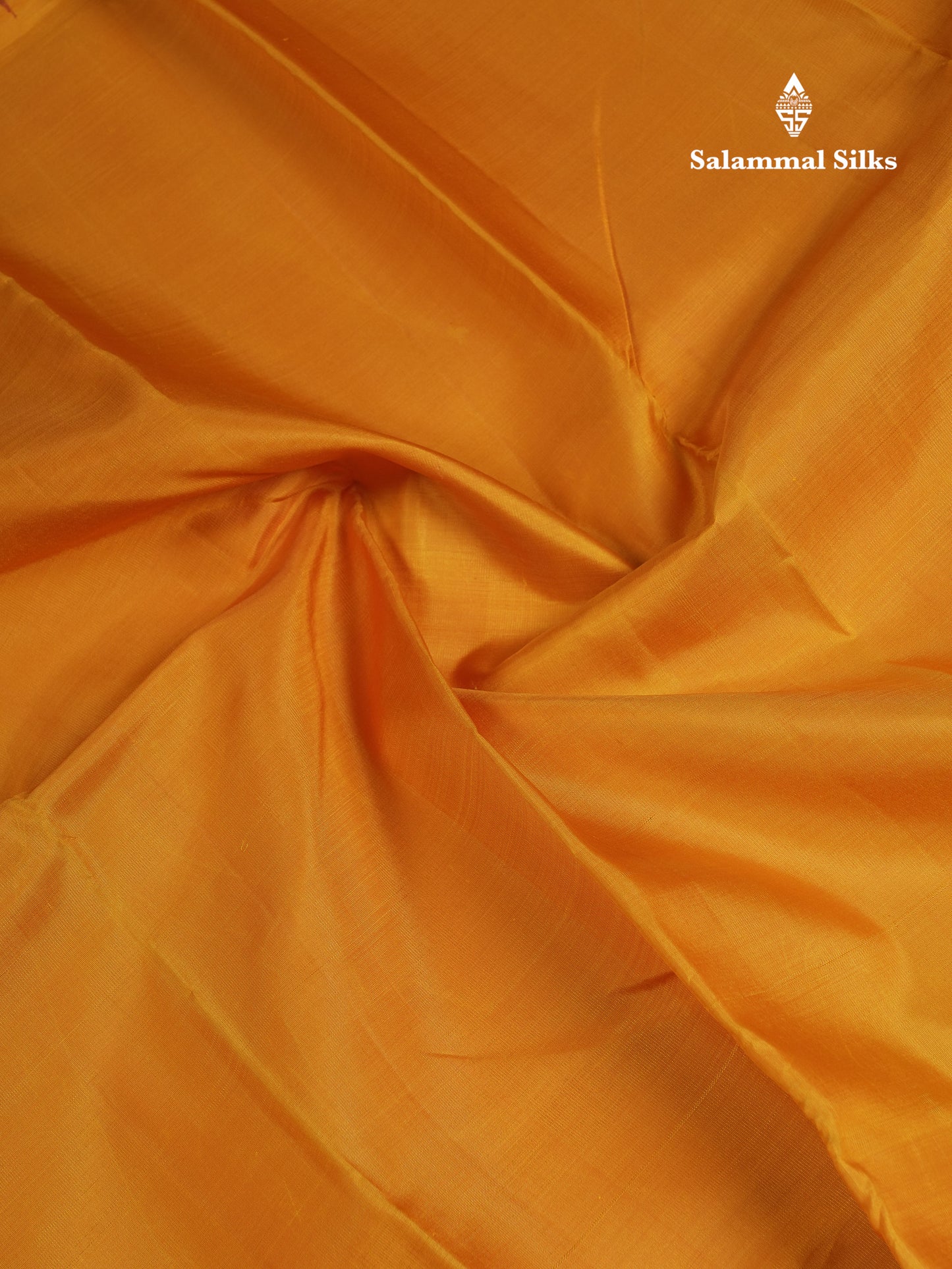 Beautiful Mustard Yellow Pure Kanjivaram Silk Saree With Contrast Maroon Double & Temple Border