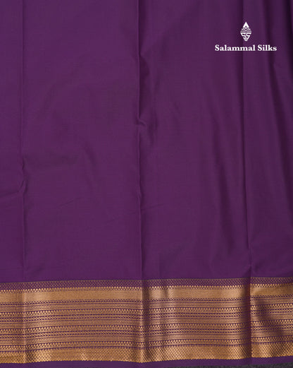 Beautiful Rust Orange Traditional Buttas Semi Silk Saree With Dark Maroon Border