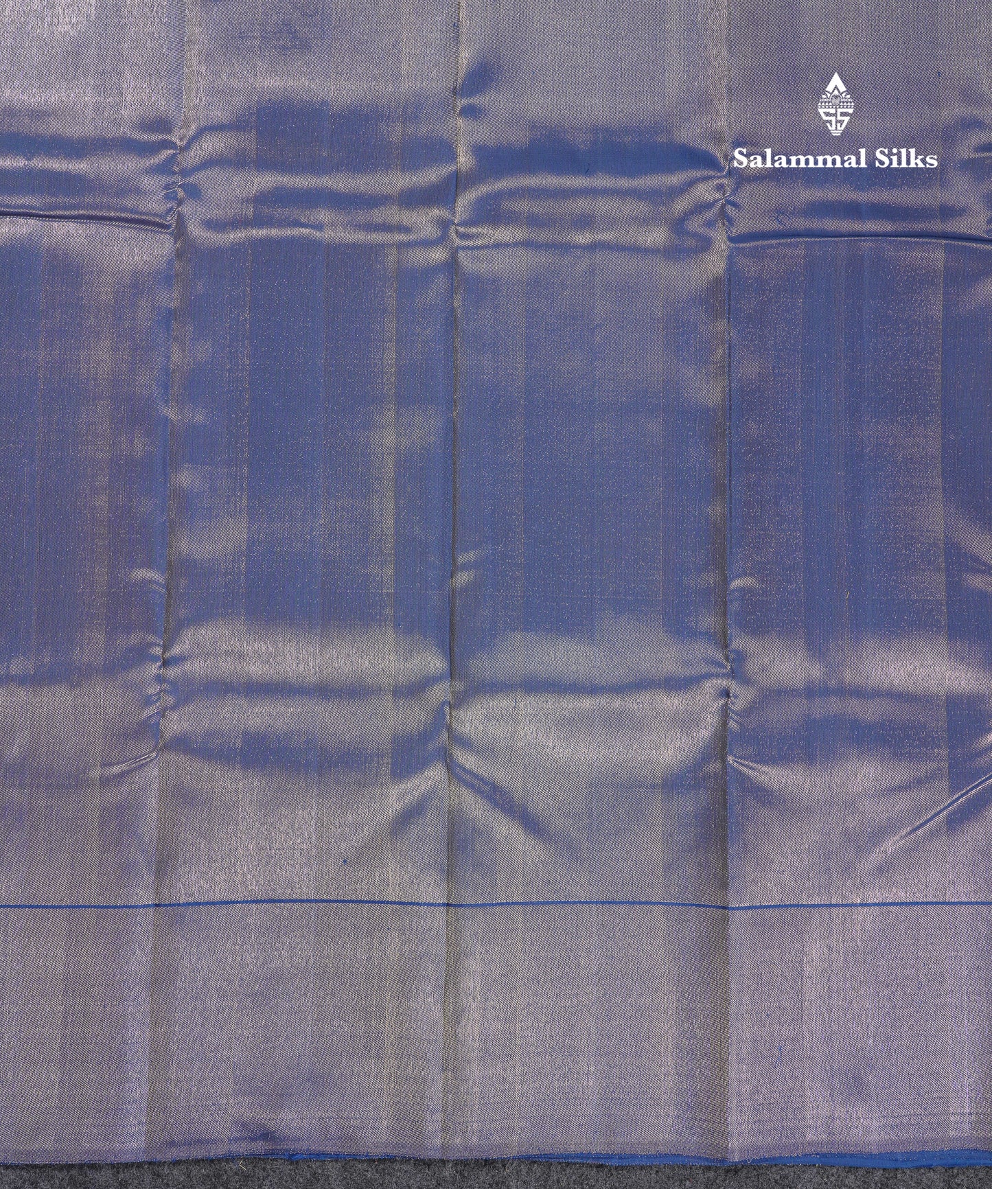 Beautiful 8Kol Olive Blue Pure Kanjivaram Silk Saree With Blouse