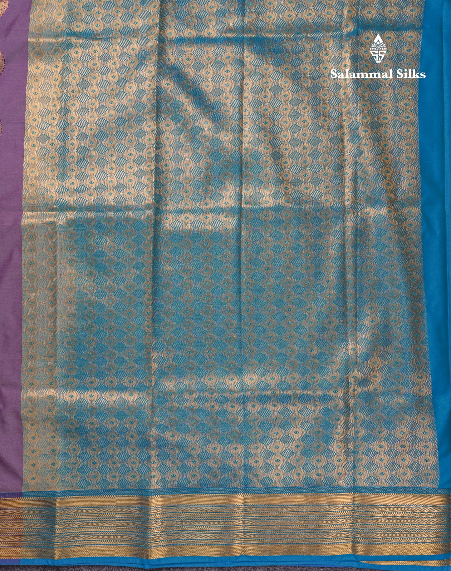 Beautiful Rust Orange Traditional Buttas Semi Silk Saree With Dark Maroon Border