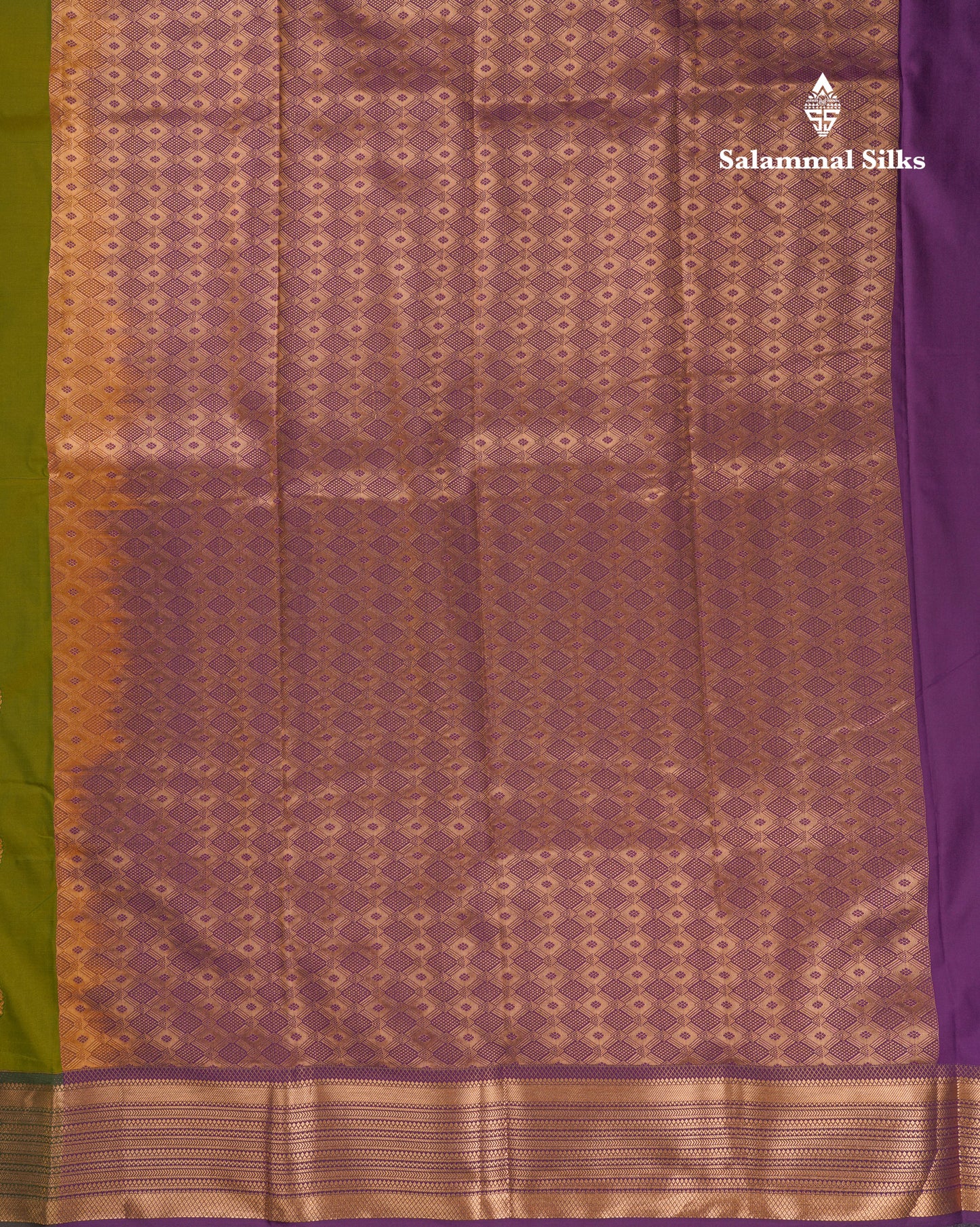 Beautiful Rust Orange Traditional Buttas Semi Silk Saree With Dark Maroon Border