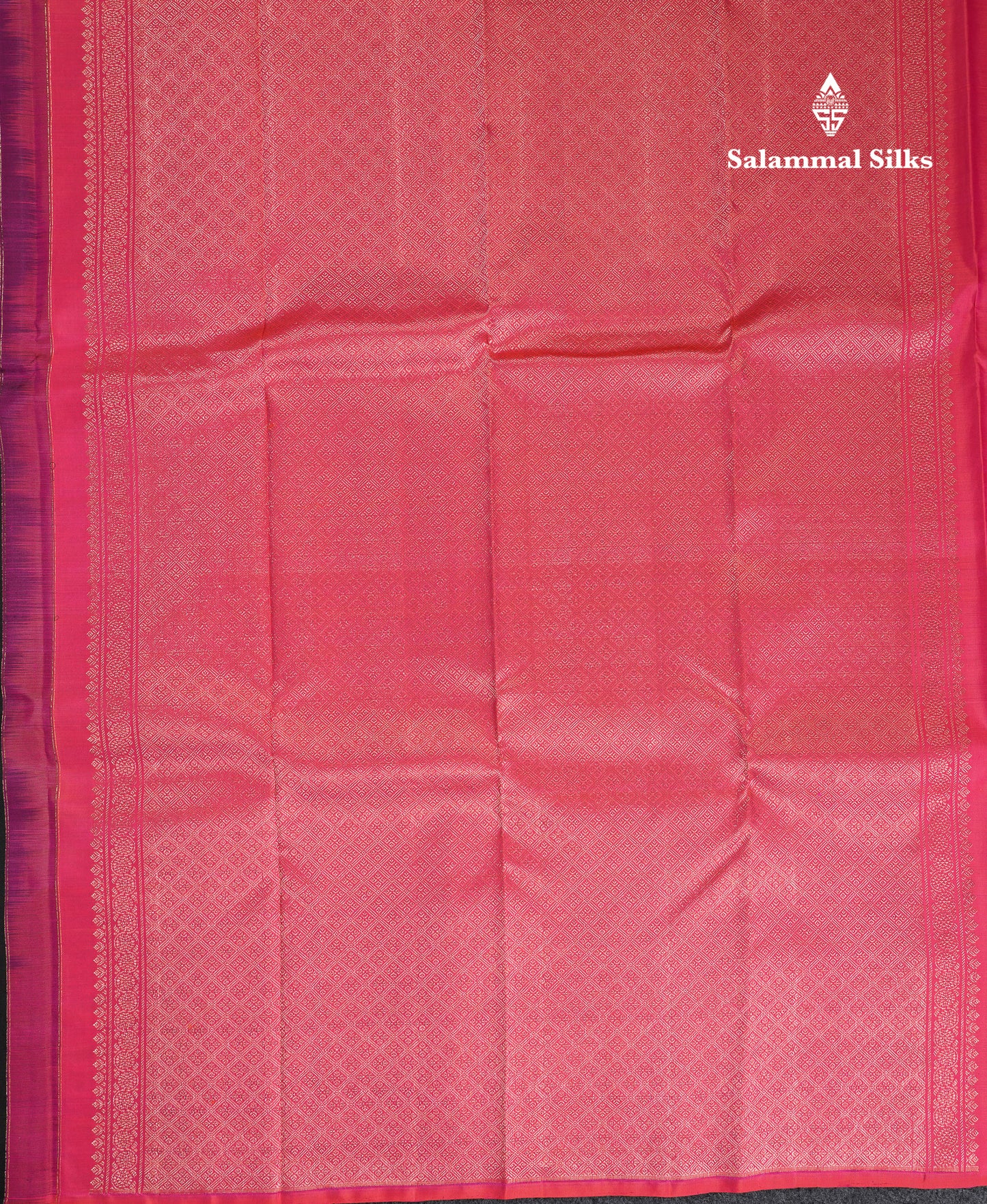 Beautiful Black Fancy Pure Kanjivaram Silk Saree With Contrast Dual Tone Pinkish Orange Blouse