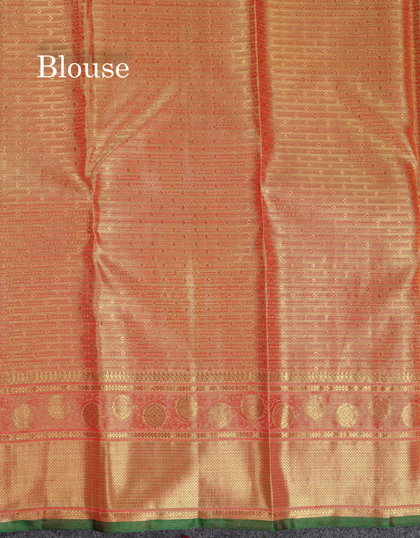 Beautiful Tomato Red Menakari Work Bridal Pure Kanjivaram 2G Zari Silk Saree With Traditional Border