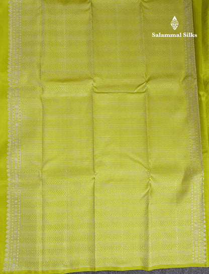 Beautiful Redish Magenta Fancy Pure Kanjivaram Silk Saree With Contrast Manthulir Yellow Blouse