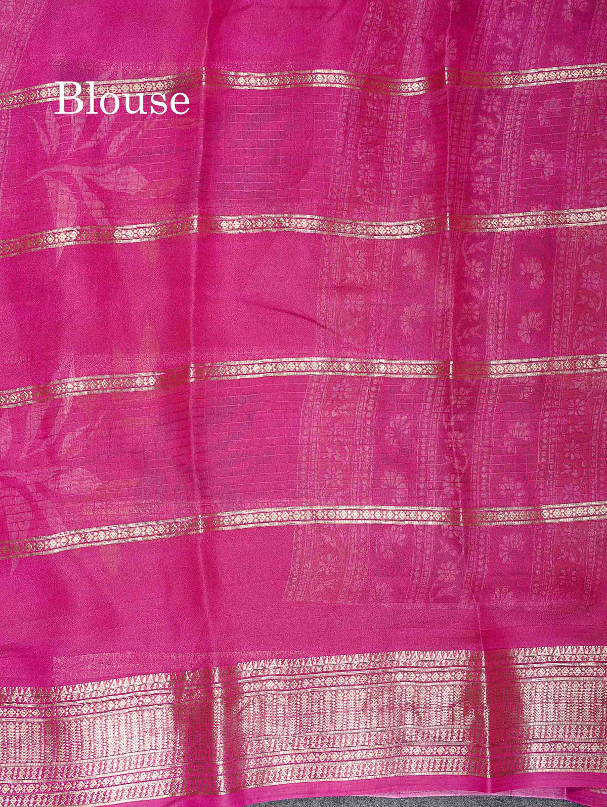 Semi Crepe Silk Saree - Half White Colour Body With Contrast Black Fancy Border