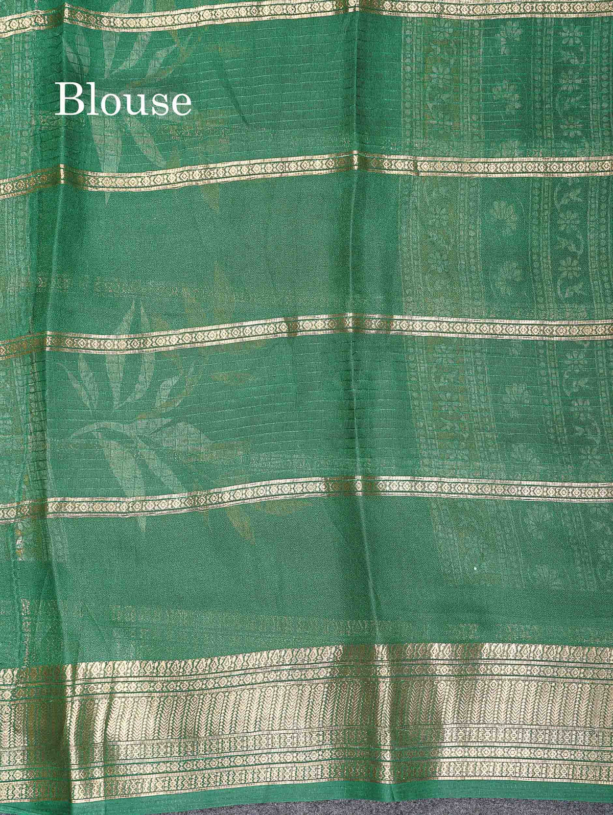 Semi Crepe Silk Saree - Half White Colour Body With Contrast Black Fancy Border
