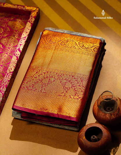 Beautiful Ice Blue Semi Silk Saree With Contrast Dark Maroon Traditional Evening Morning Border