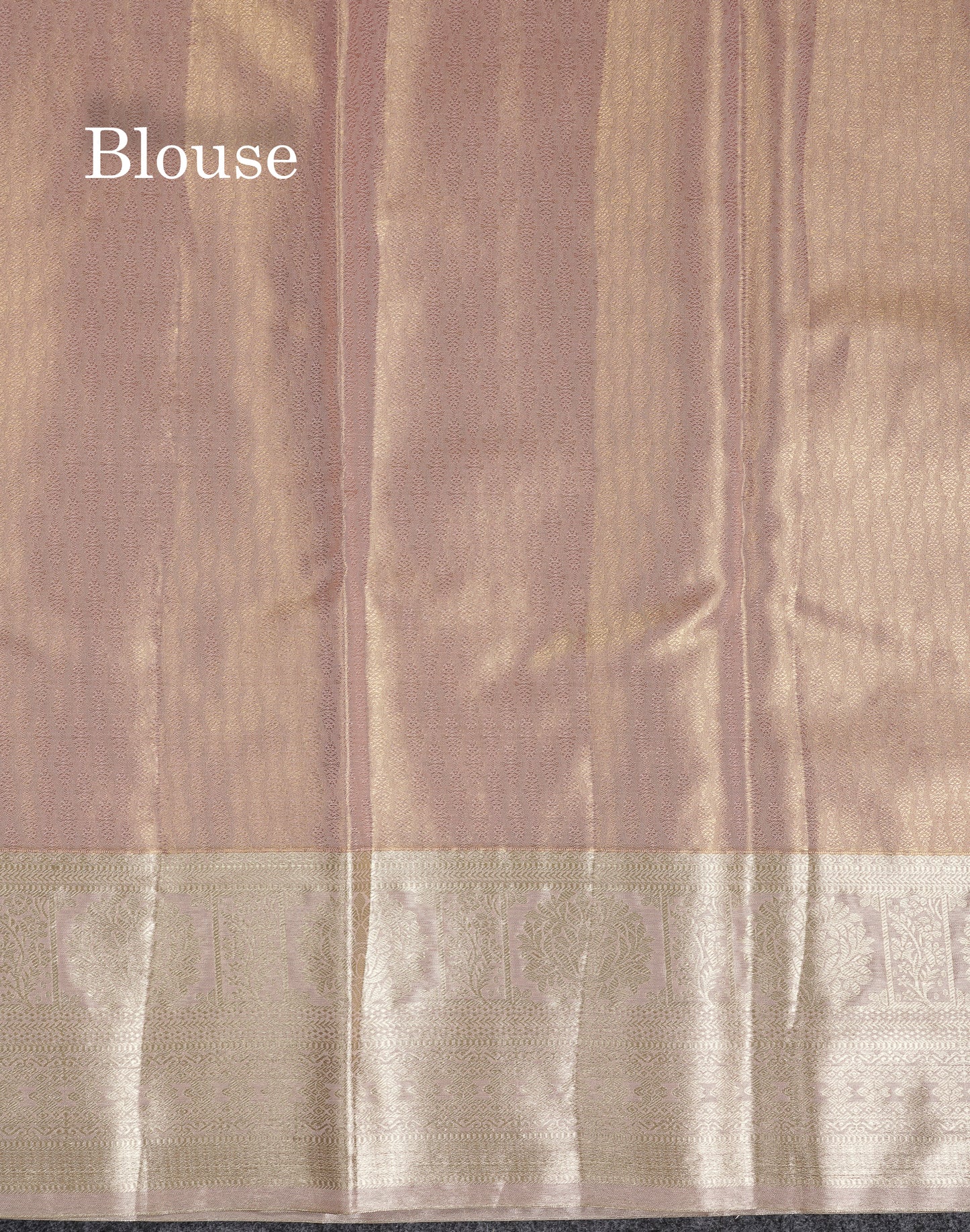 Beautiful Ice Blue Tissue Semi Silk Saree With Traditional Border
