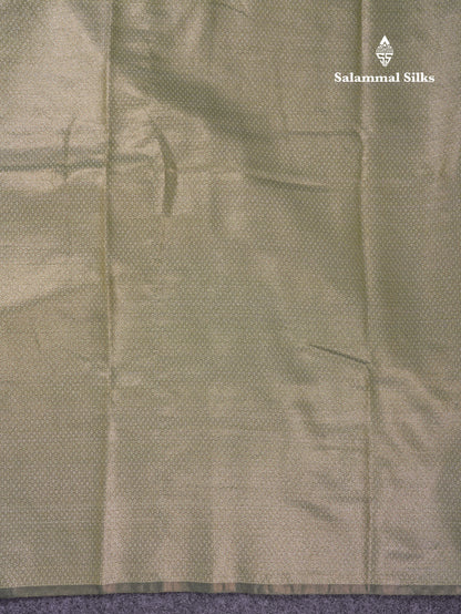 Beautiful Cream Pink Tissue Silk Mix Fancy Saree With Violet Border
