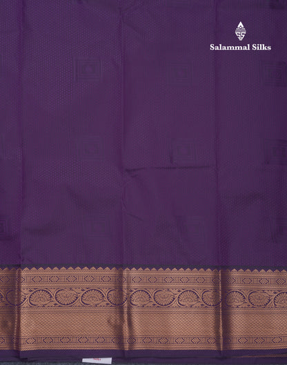 Reddish Pink Beautiful Semi Silk Saree With Contrast Dark Violet Border