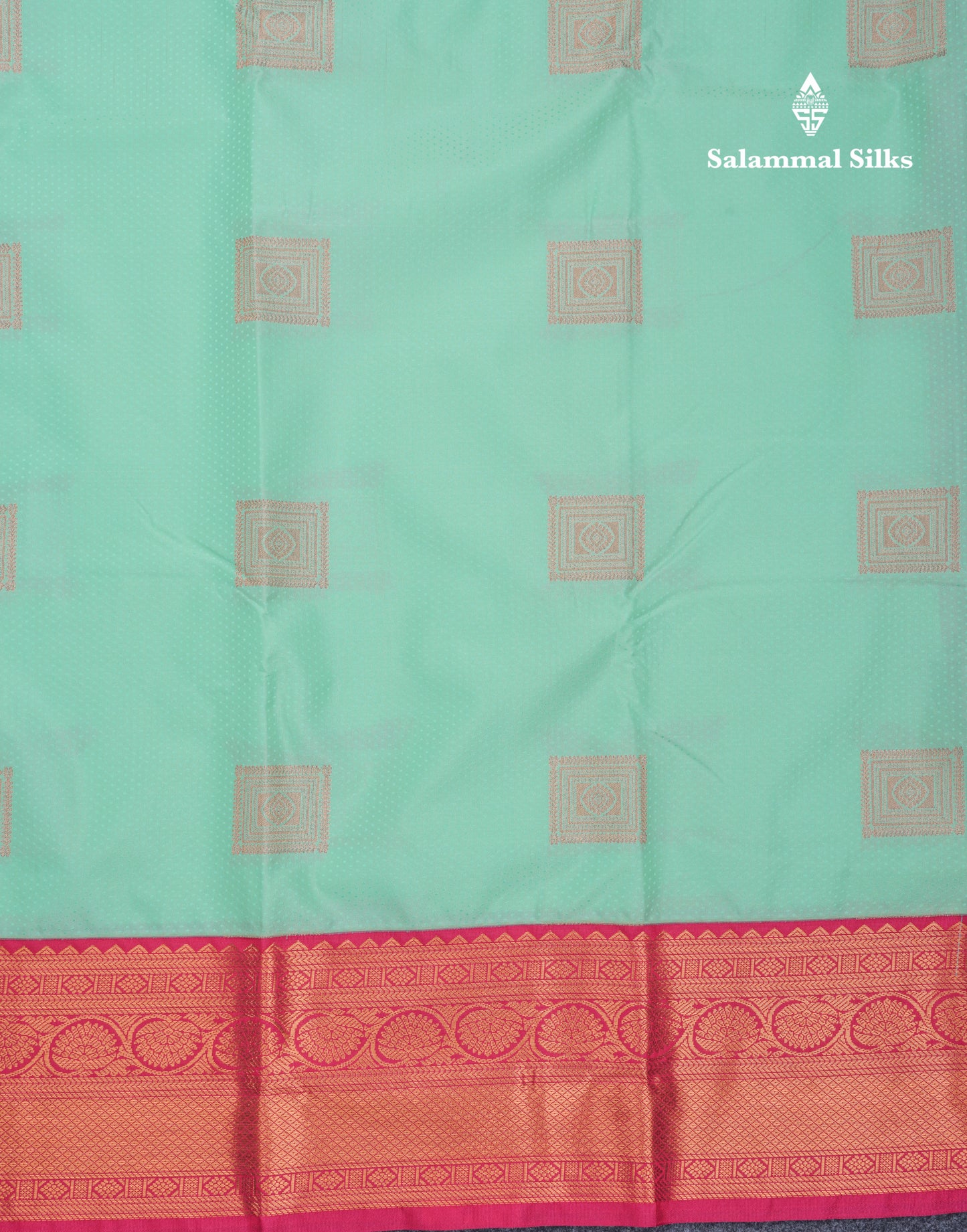 Rexona Beautiful Semi Silk Saree With Contrast Pink Border
