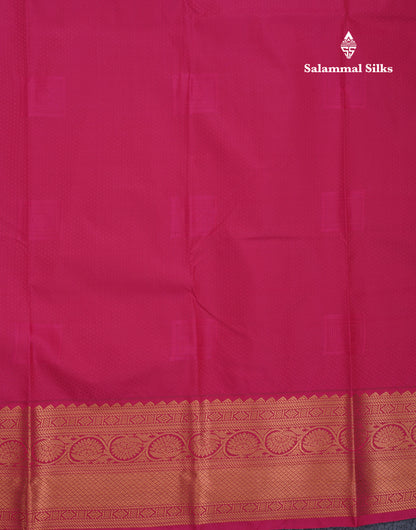 Rexona Beautiful Semi Silk Saree With Contrast Pink Border