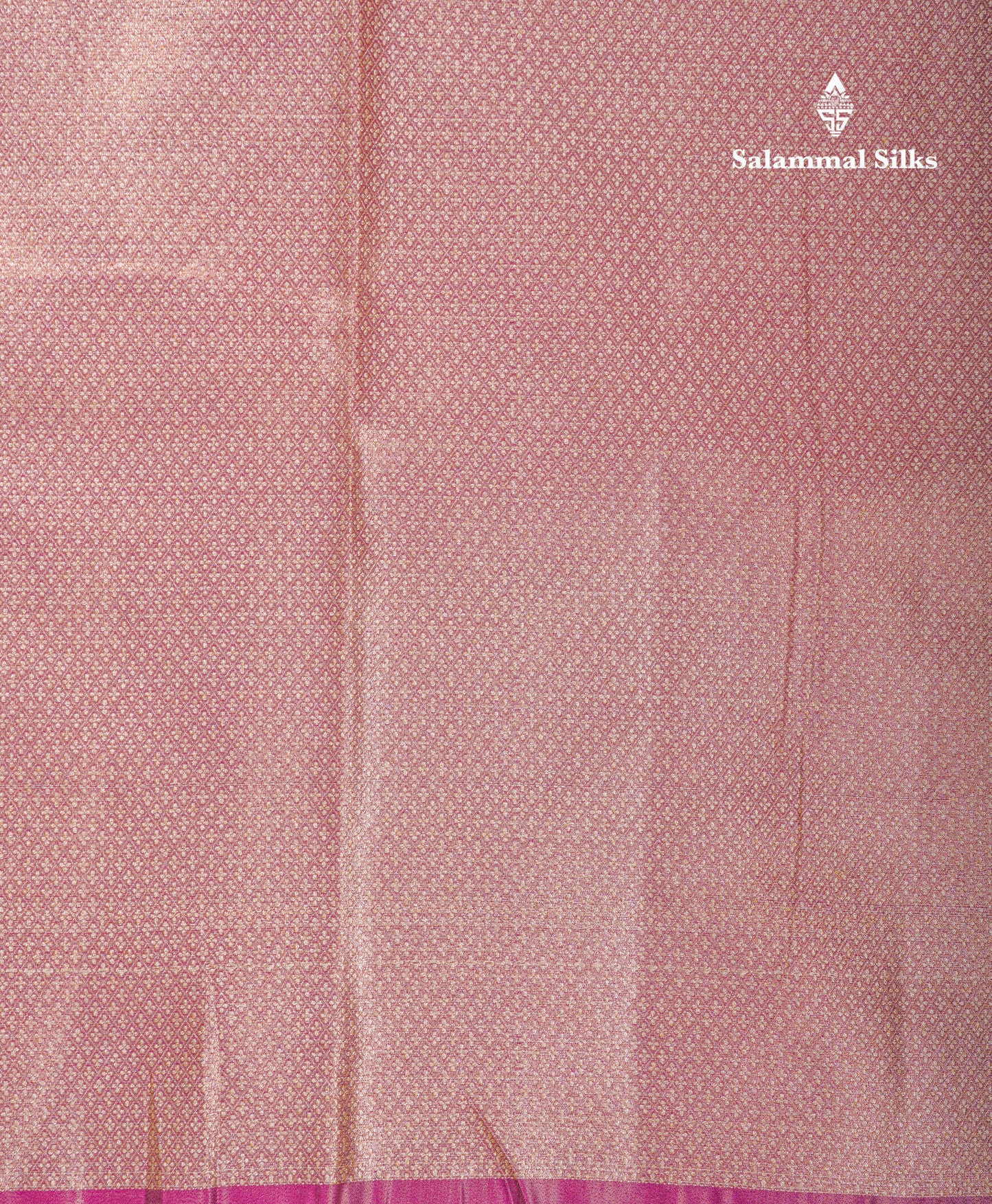 Beautiful Cream Pink Tissue Silk Mix Fancy Saree With Violet Border