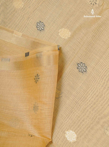 Cotton Mix Saree - Sea Blue Colour Body With Small Ribbon Border