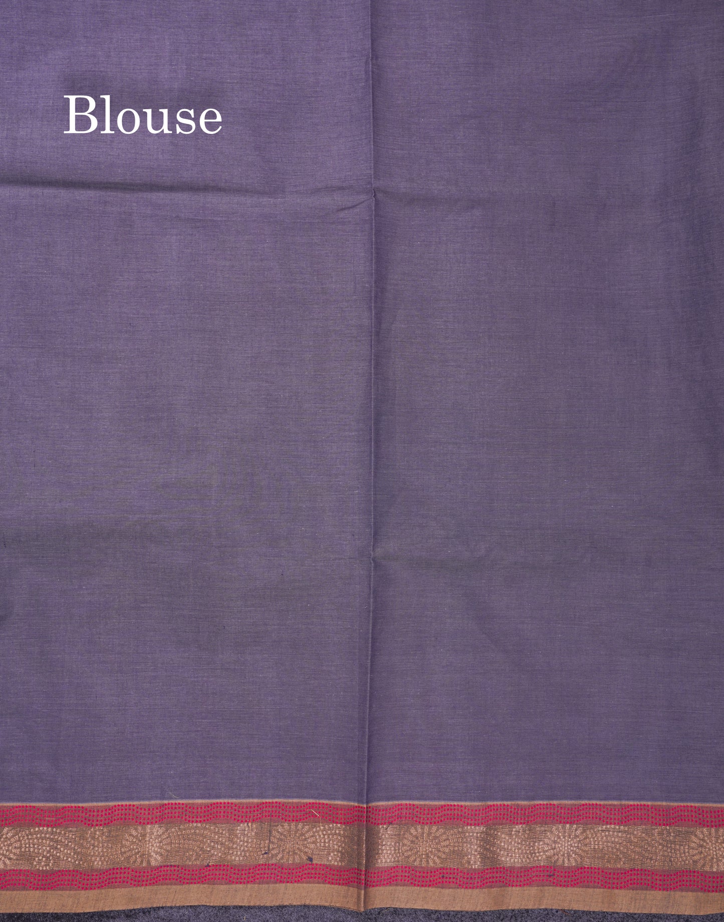 Beautiful Grey Thread Work Buttas Pure Cotton Saree With Contrast Beige Border