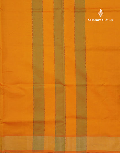 Multicolour Beautiful Semi Silk Cotton Saree With Violet Tissue Border