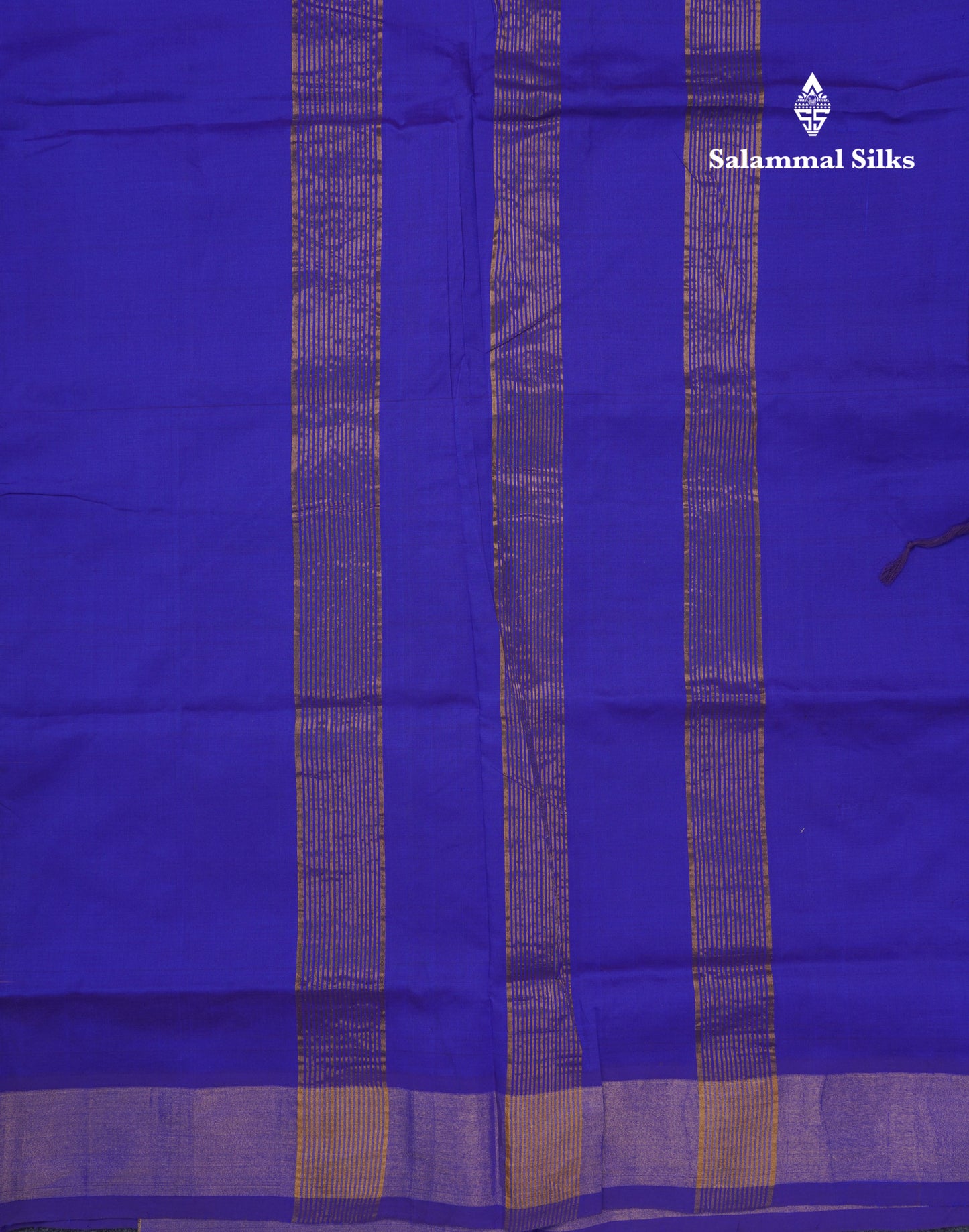 Multicolour Beautiful Semi Silk Cotton Saree With Violet Tissue Border