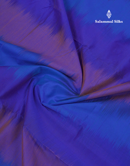 Multicolour Beautiful Semi Silk Cotton Saree With Violet Tissue Border