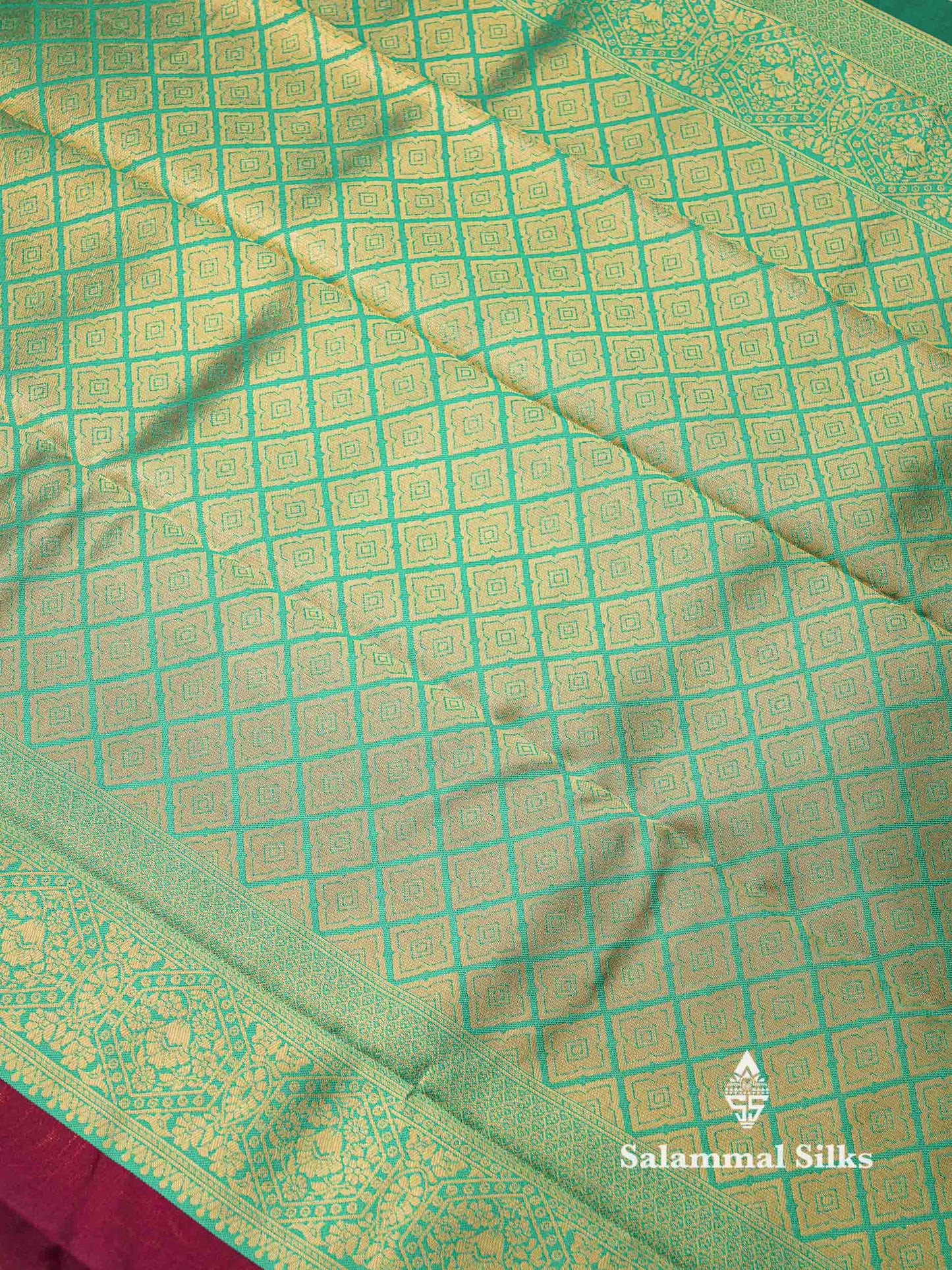 Beautiful Royal Blue Ikkat Semi Silk Fancy Saree With Vadamalli Blouse