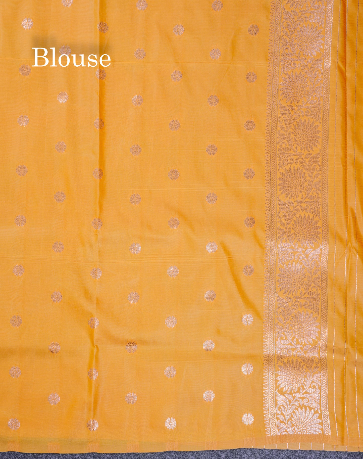 Beautiful Dark Maroon Semi Banaras Saree With Fancy Border